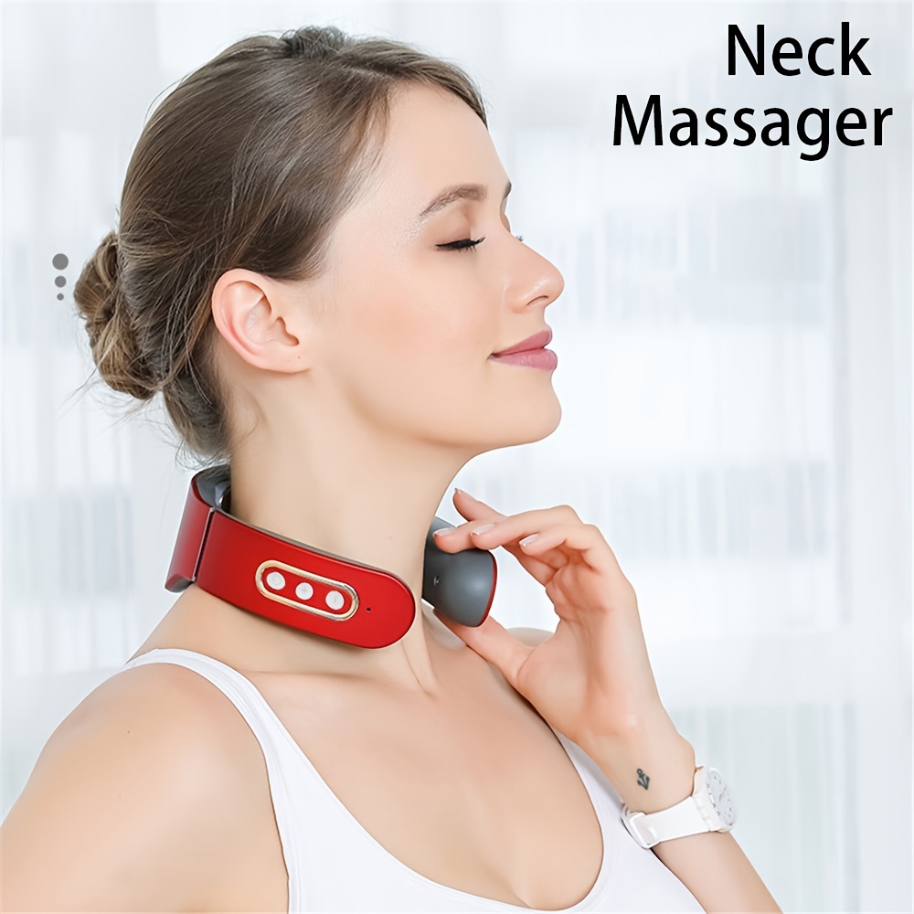 Intelligent Neck Massager With 4 Massage Heads 18 Levels - Temu