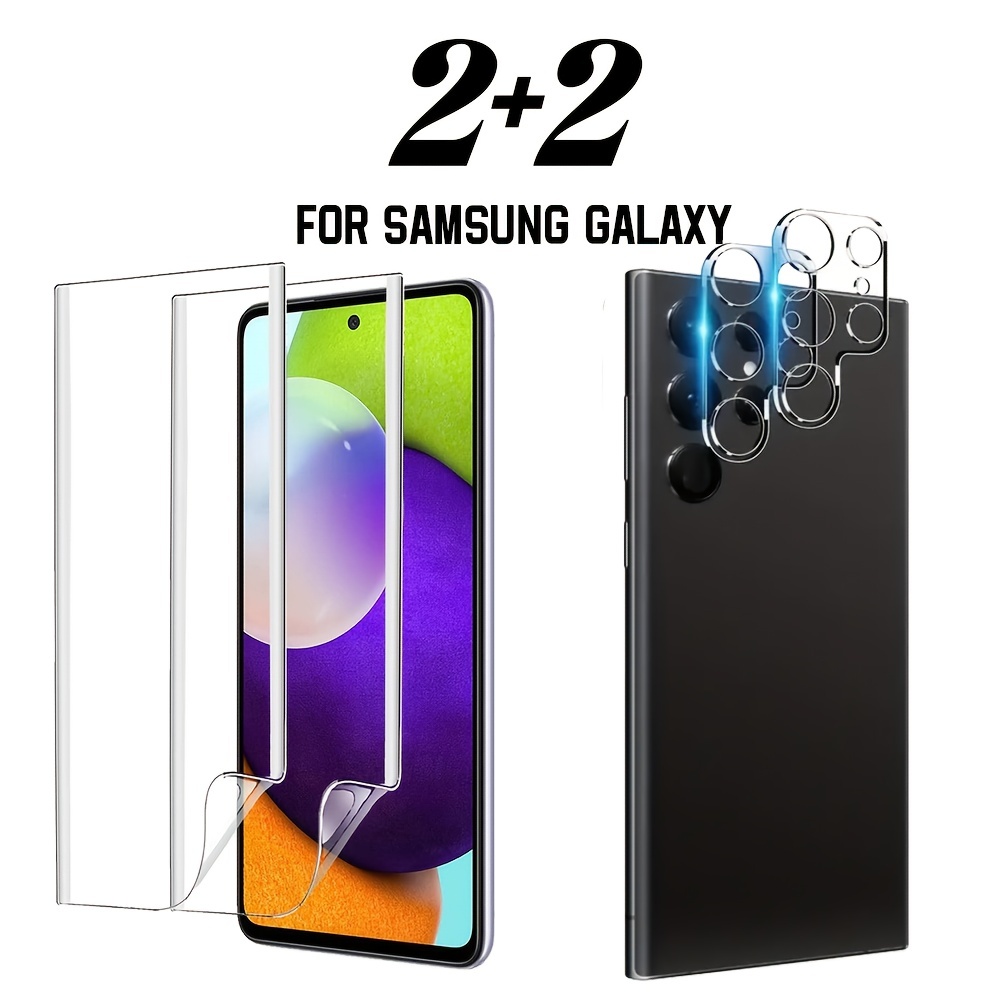 2in1 Tempered Glass For Samsung Galaxy S20 FE 5G Camera Protection