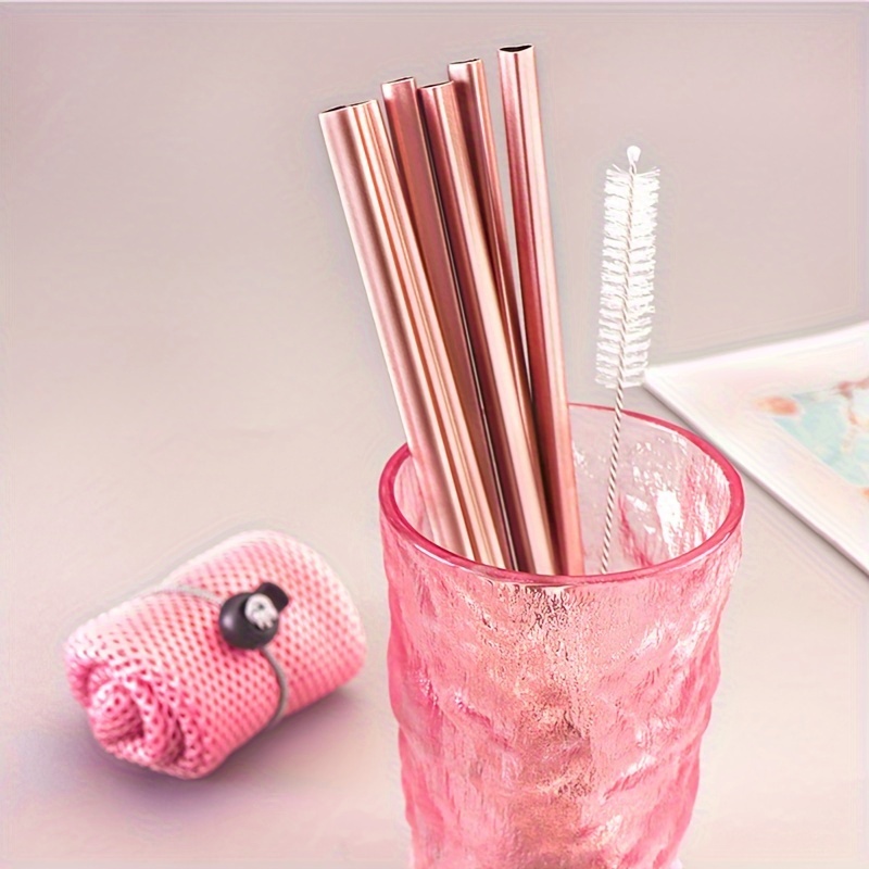 Heat Resistant Silicone Heart Straw With Cleaning Brush - Reusable Straw  For Milk, Water, Cocktails - Decorative Straw For Festivals, Parties,  Weddings, Cocktail Bars, Beaches, And Kitchens - Back To School Supplies -  Temu