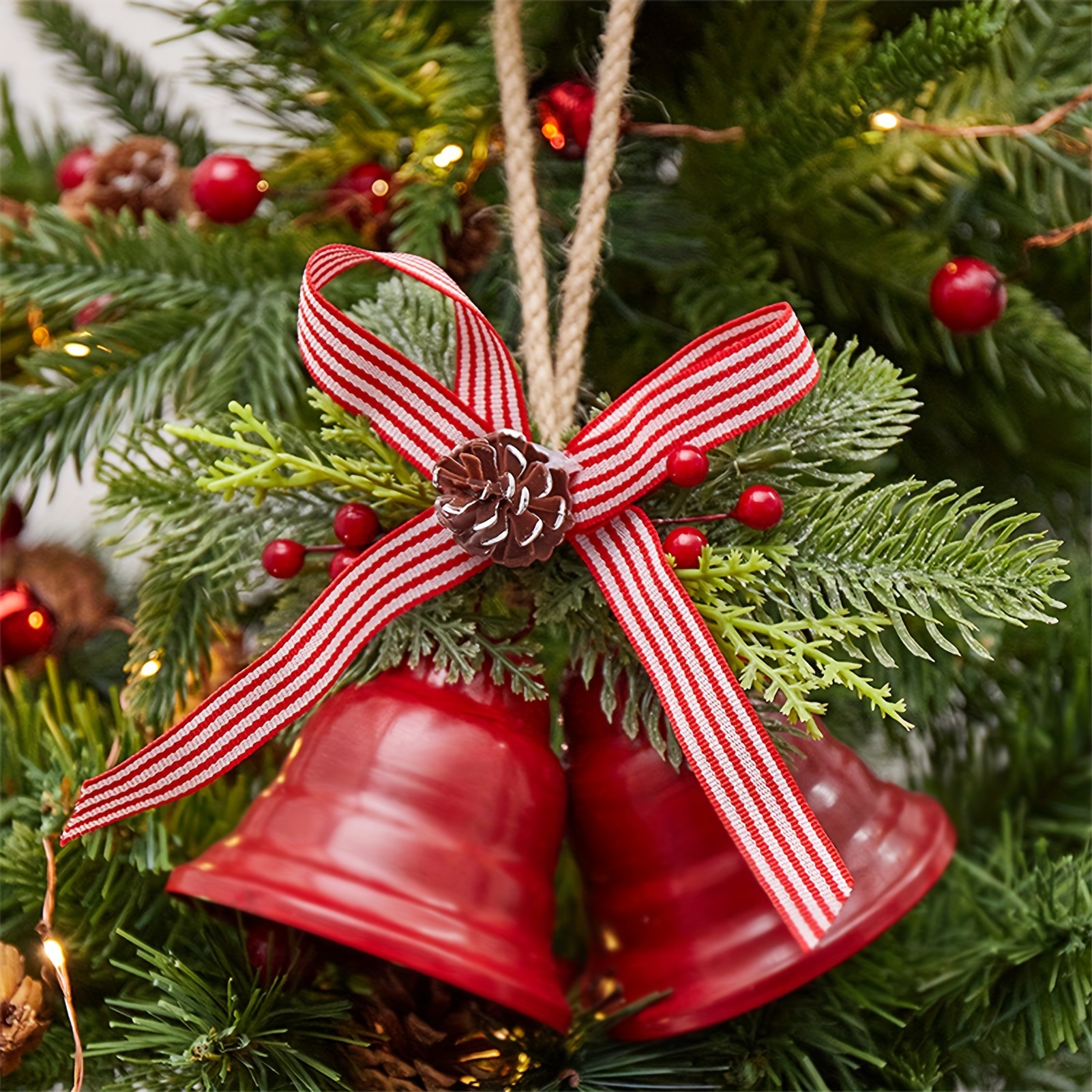 Jingle Bells - jingle bells bell red bow christmas ornament