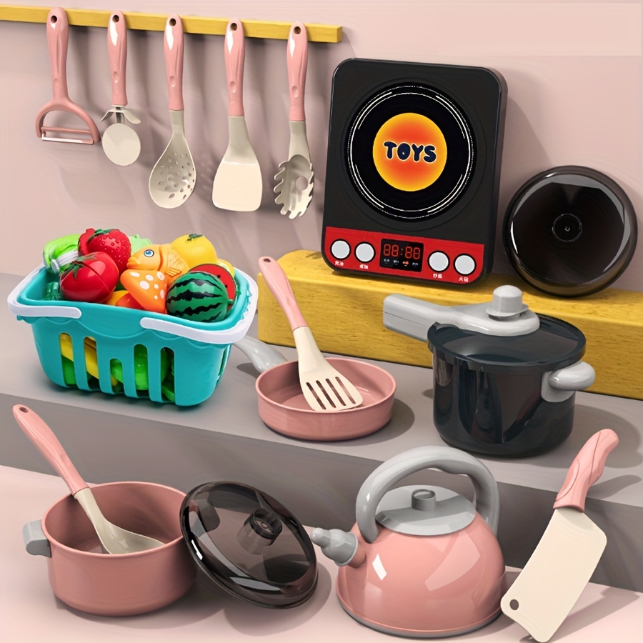 Kids Kitchenware Set - Pot, Furnace, Utensils