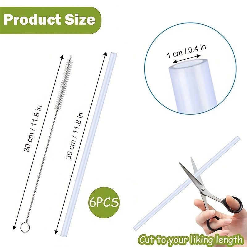 6pcs Straw Replacement for Stanley Cup Accessories, Reusable Straws for  Stanley 40 oz 30 oz and