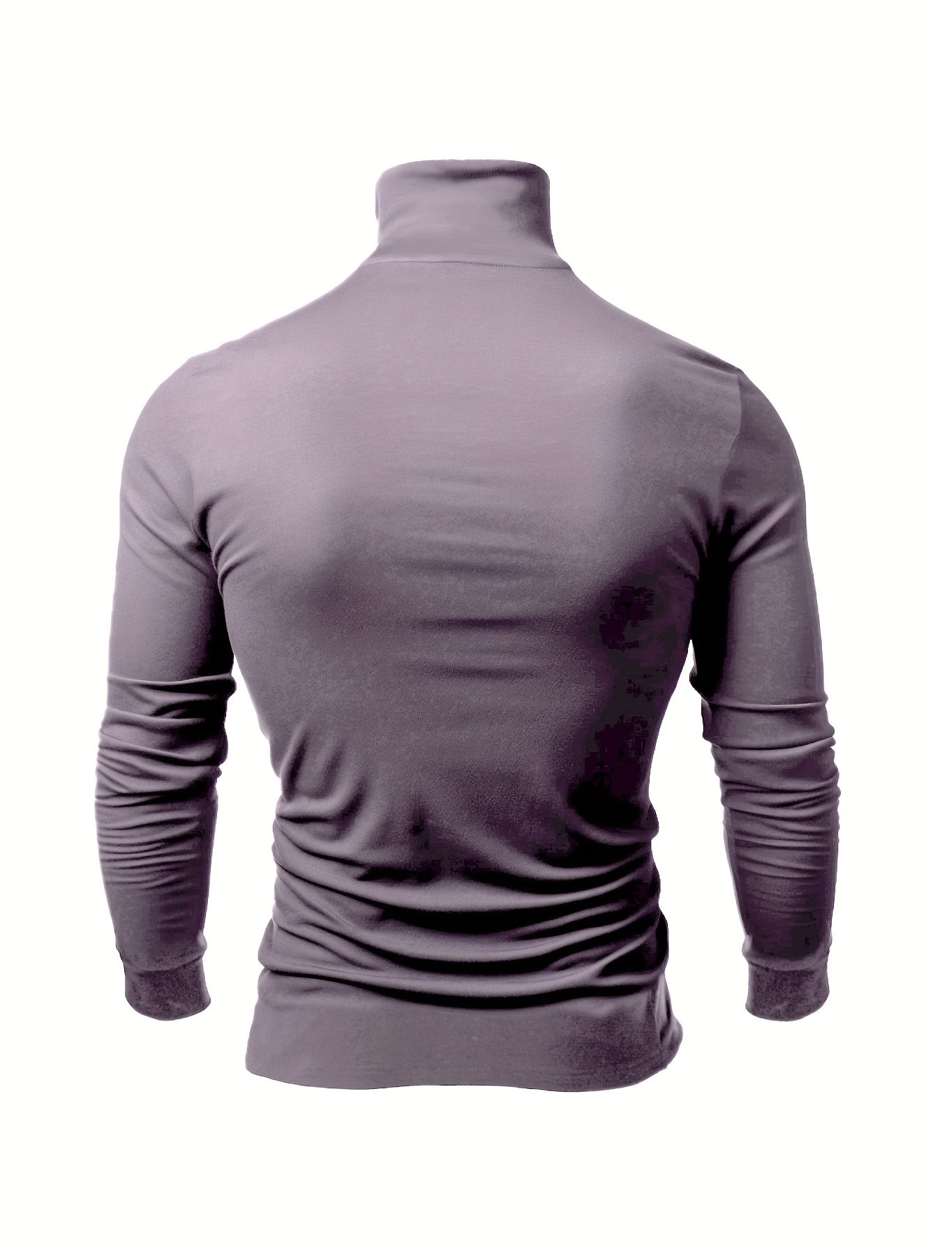 Jersey Manga Larga Hombre Camiseta Cuello Alto Ropa Interior - Temu