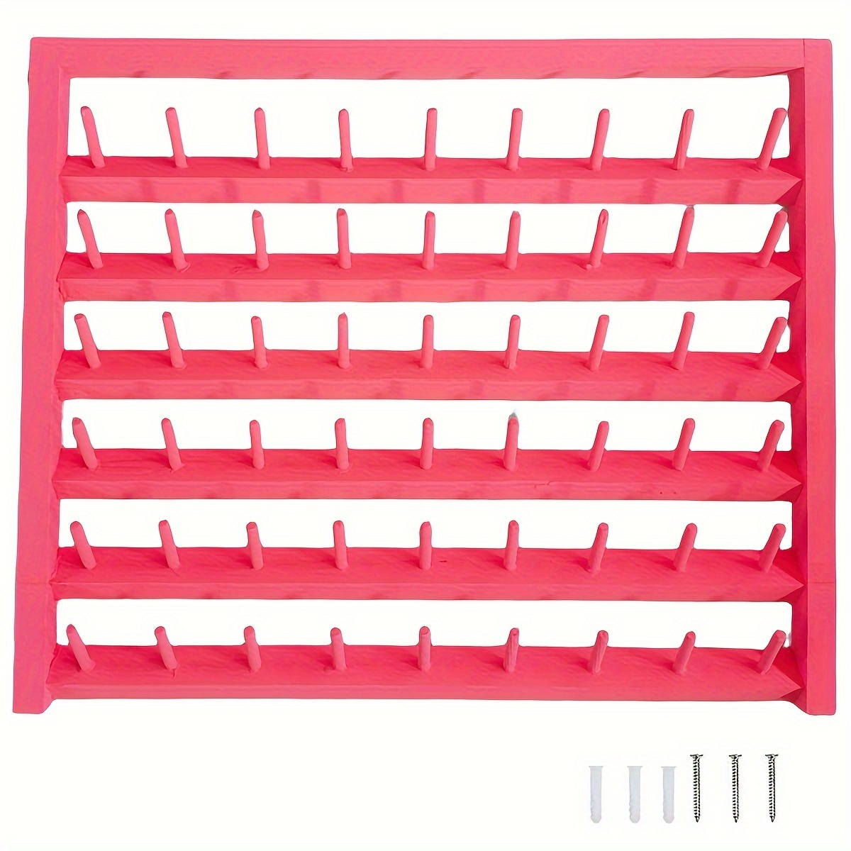 48-spool Sewing Thread Rack, Wall Mounted Sewing Thread Holder, Wooden Thread  Holder Sewing Organizer, For Sewing Quilting Embroidery Hair-braiding, Etc  - Temu