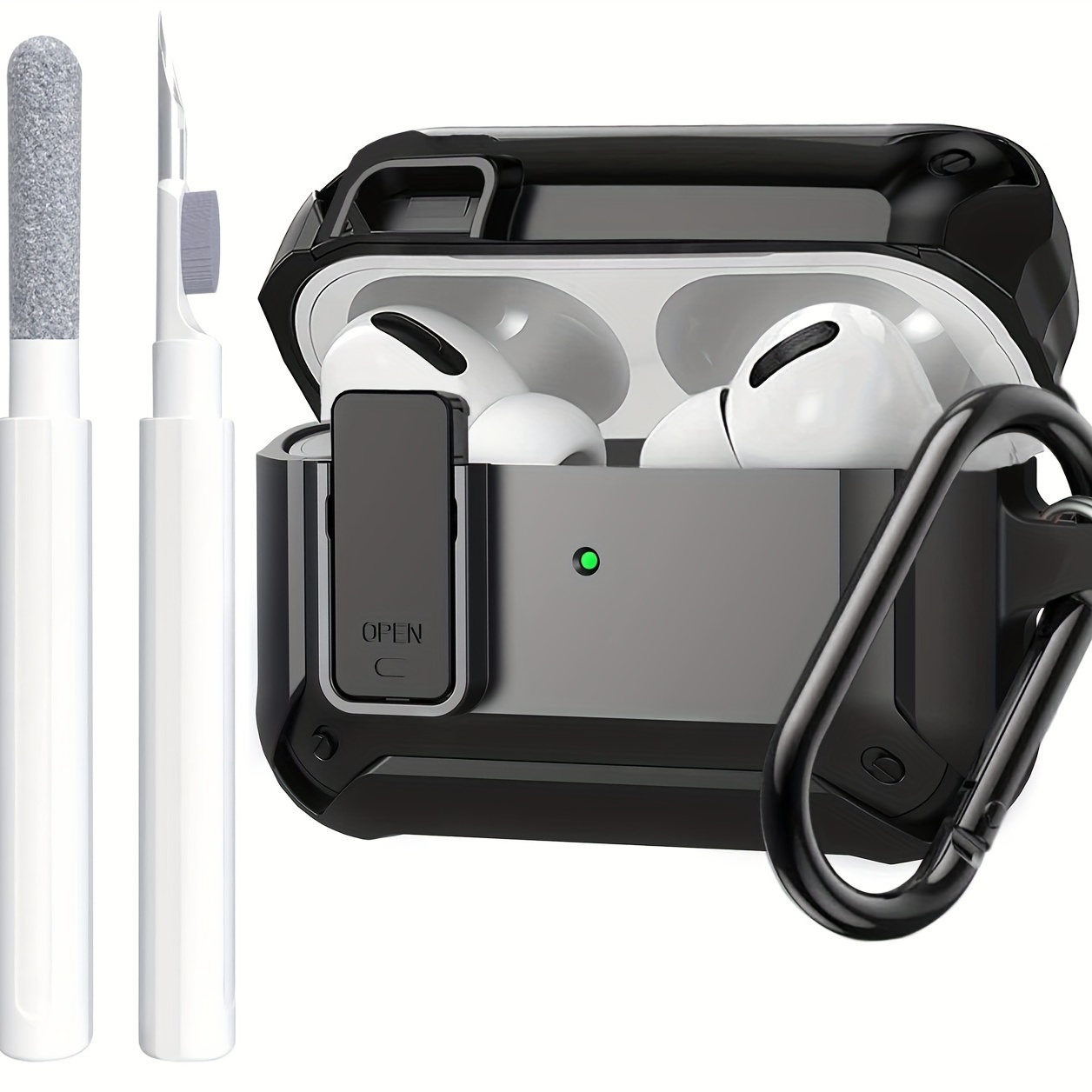 Funda para Airpods Pro de 2ª generación – VISOOM Airpods Pro 2 fundas para  mujeres 2022 de silicona para iPod Pro 2, auriculares de carga inalámbrica