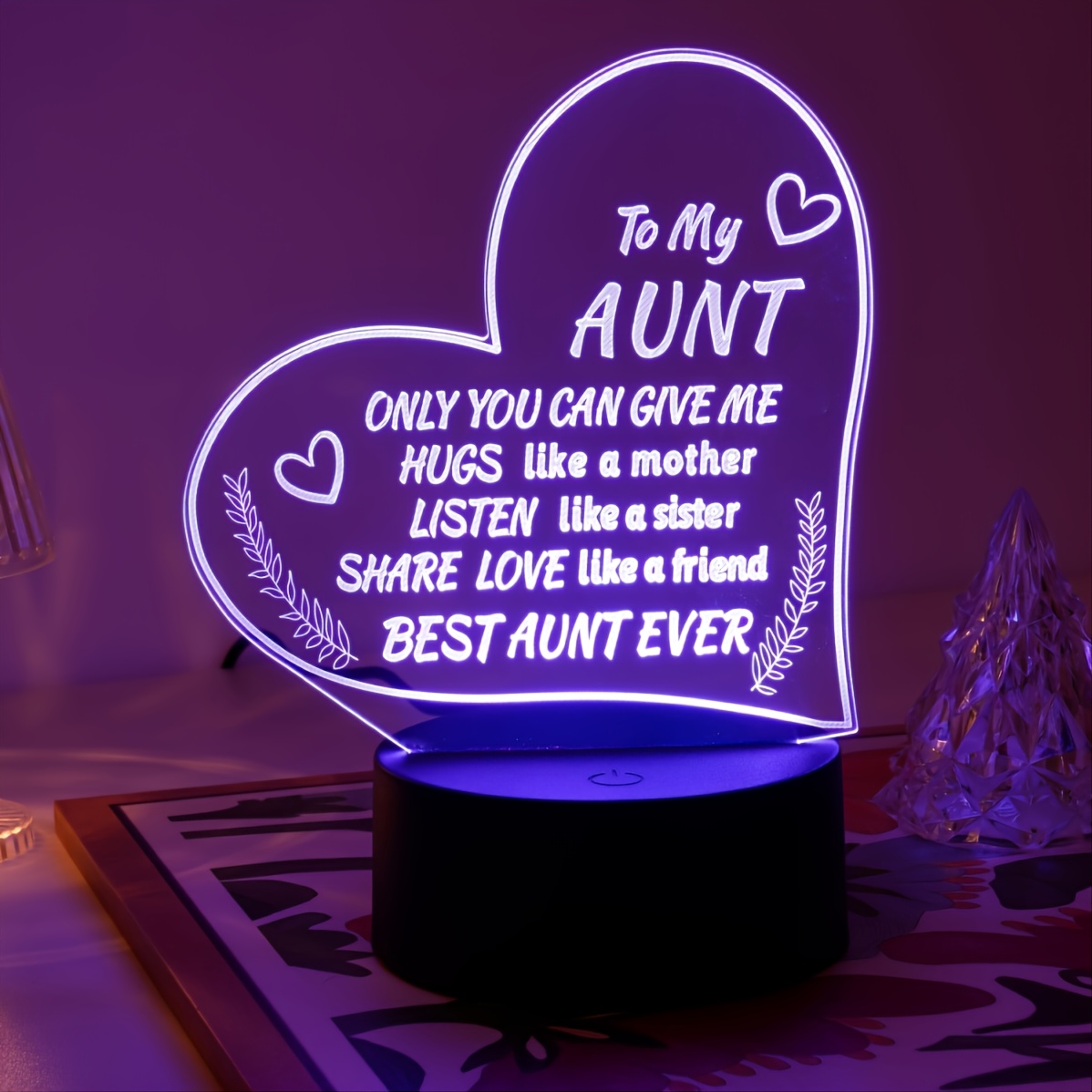 Thoughtful Gift For Your Sister Sister 3d Night Light - Temu