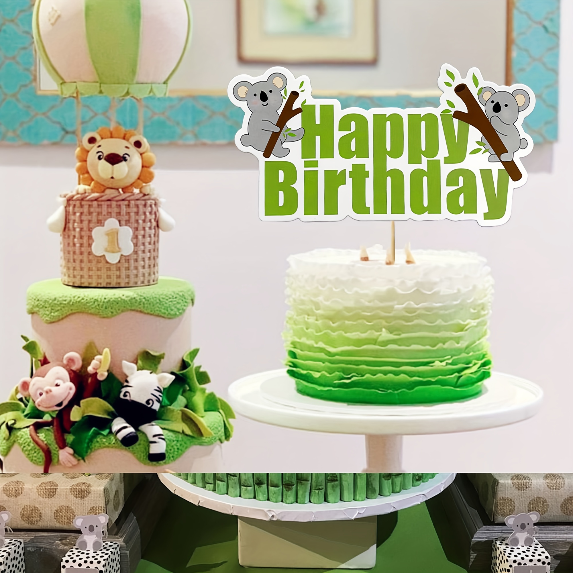 Décoration Pour Gâteau D'anniversaire Koala, Décoration De Gâteau Koala,  Fournitures De Fête D'anniversaire Koala, Faveurs De Fête D'anniversaire