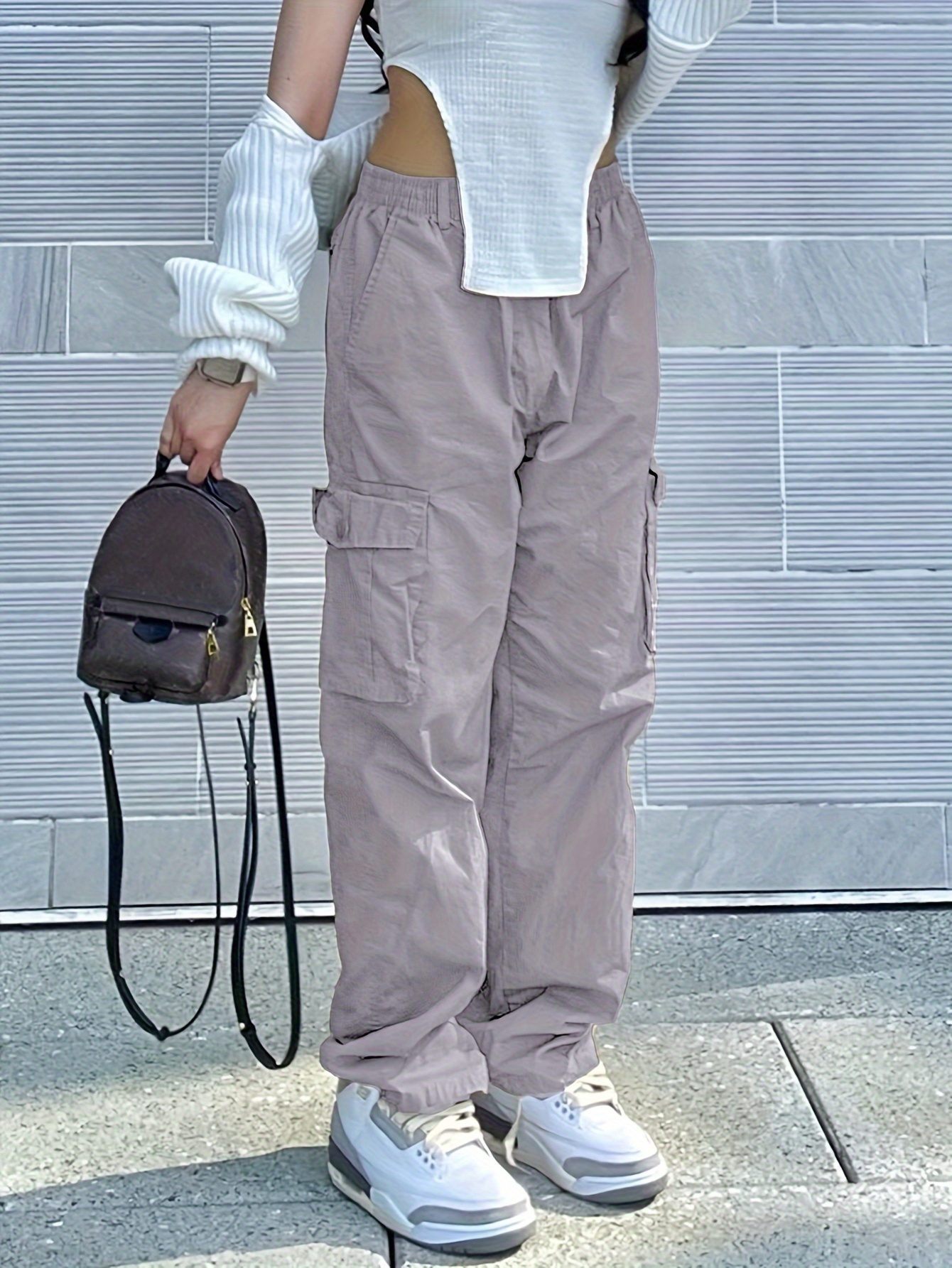 Women's High Waisted Sports Pants with Pockets