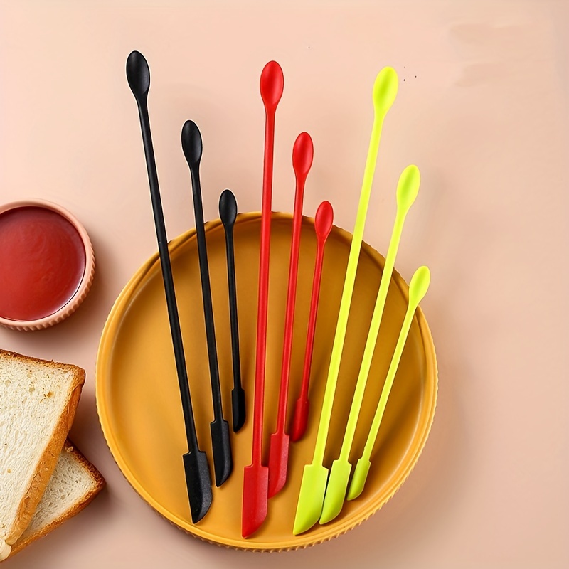 Mini Silicone Spatulas Kitchen Spatulas Jar Spatulas - Temu