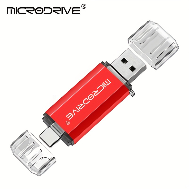 MICRODRIVE OTG Unidad Flash USB Para IPhone 64GB 128GB 256GB Memoria USB  3.0 Almacenamiento Externo Pendrive Para Dispositivos IOS/Android/Type  C/Windows 4 En 1 - Temu Mexico