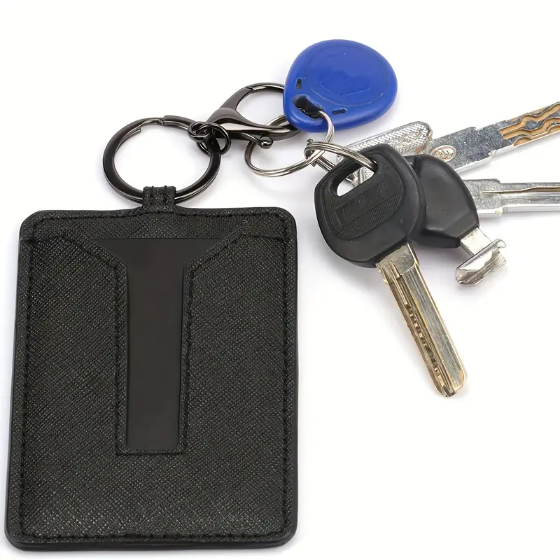 Car Key Clip Étui En Cuir PU Et Accessoires En Métal Pour - Temu Canada