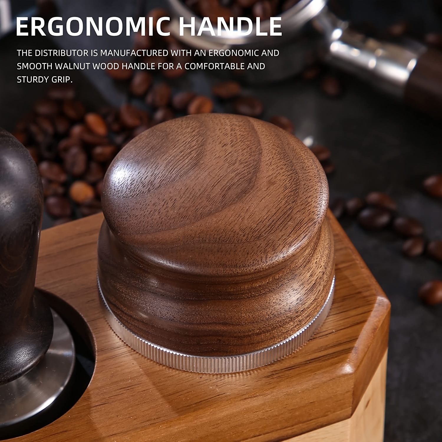 Adjustable Depth Espresso Coffee Tamper Stainless Steel - Temu