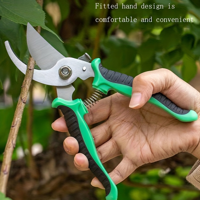 Precision Garden Trimming Scissors Stainless Steel Pruning Shears
