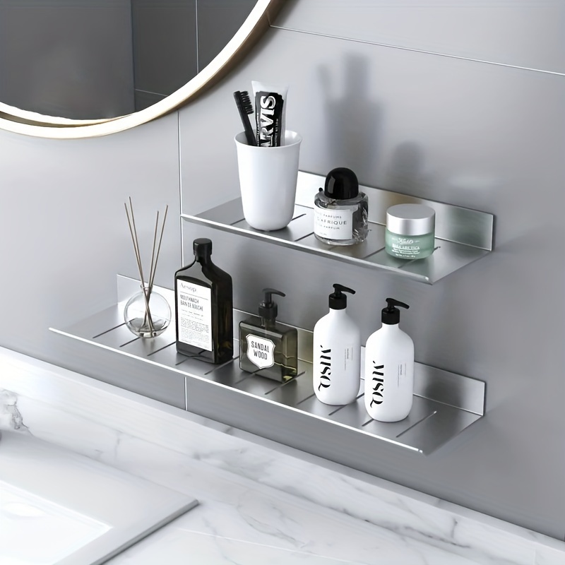 Shelf In The Bathroom Kitchen Spice Rack Wall-mounted Corner Shower Shelf  Place Shampoo Cosmetics Bathroom