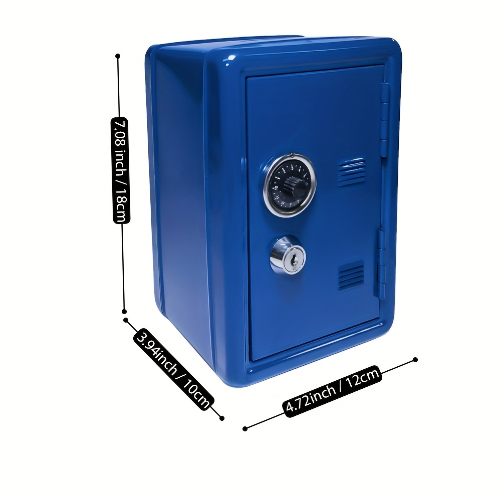 Mini Metall Safe Box mit Schlüssel innen mit Münzen Aufbewahrungsbox, Top  mit Münzen Einleger Steckplatz, Schmuck Bargeld Verwendung Aufbewahrung  Geld für Sparschwein EV371 -  Schweiz