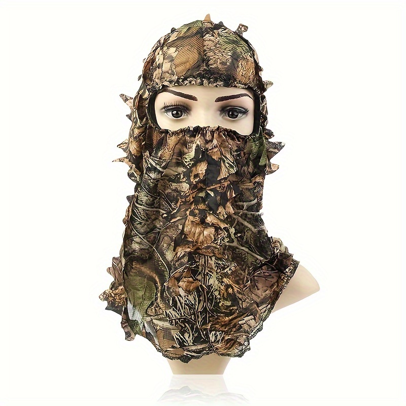 Leaf Forest Cap, A Leaf Picture Integrated Camouflage Cap, Indoor Or Outdoor Leaf Training Headgear, Easy To Carry For Commuting When Going Out
