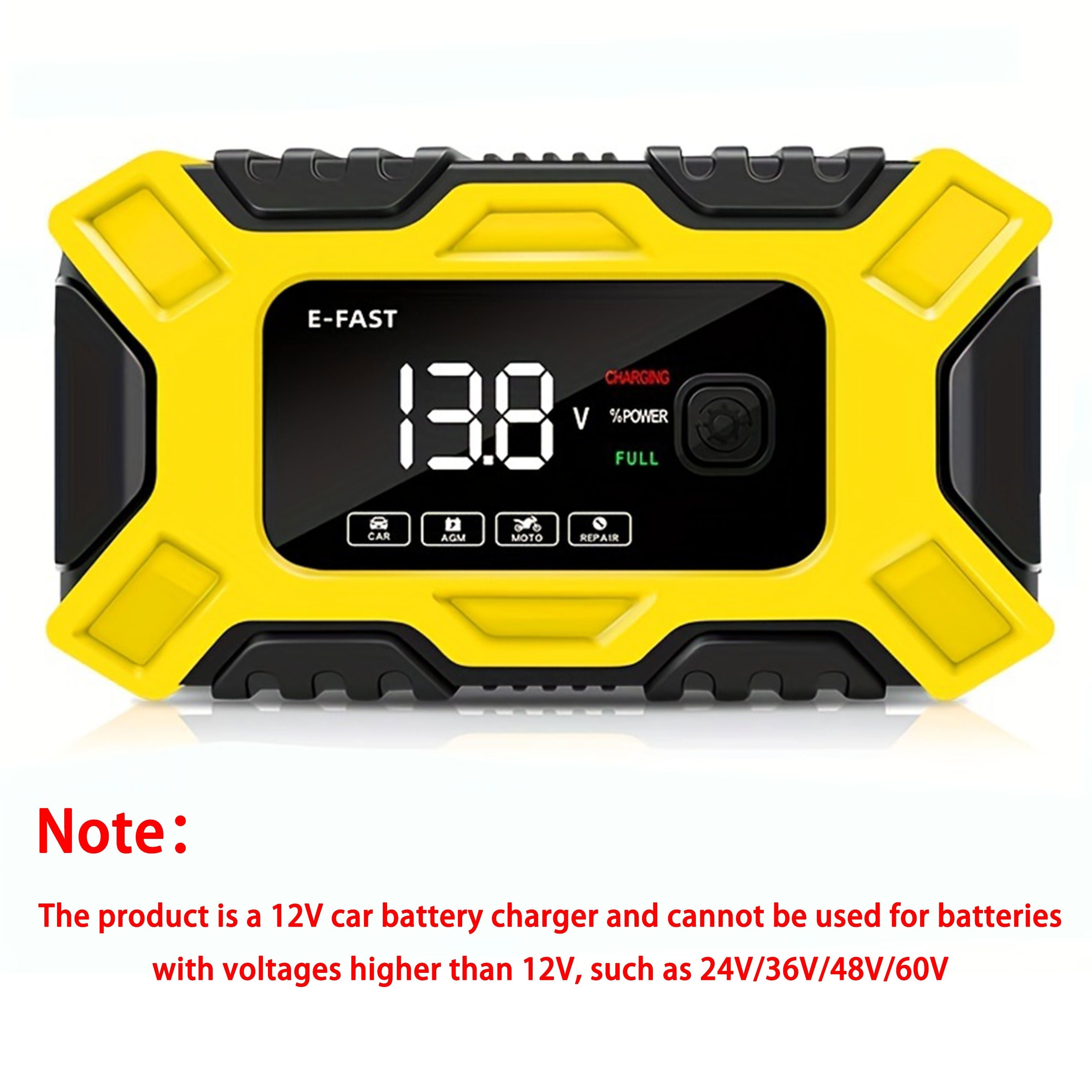 Chargeur de Batterie pour Voiture réparation d'impulsion 12 V 5A
