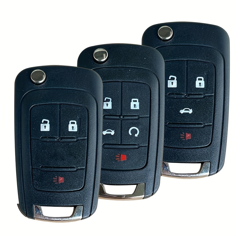 

Replacement Key Fob Case Shell Fit For Gm For Chevrolet For Chevy Flip Folding Key Shell Remote Key Case 3/4/5 Buttons