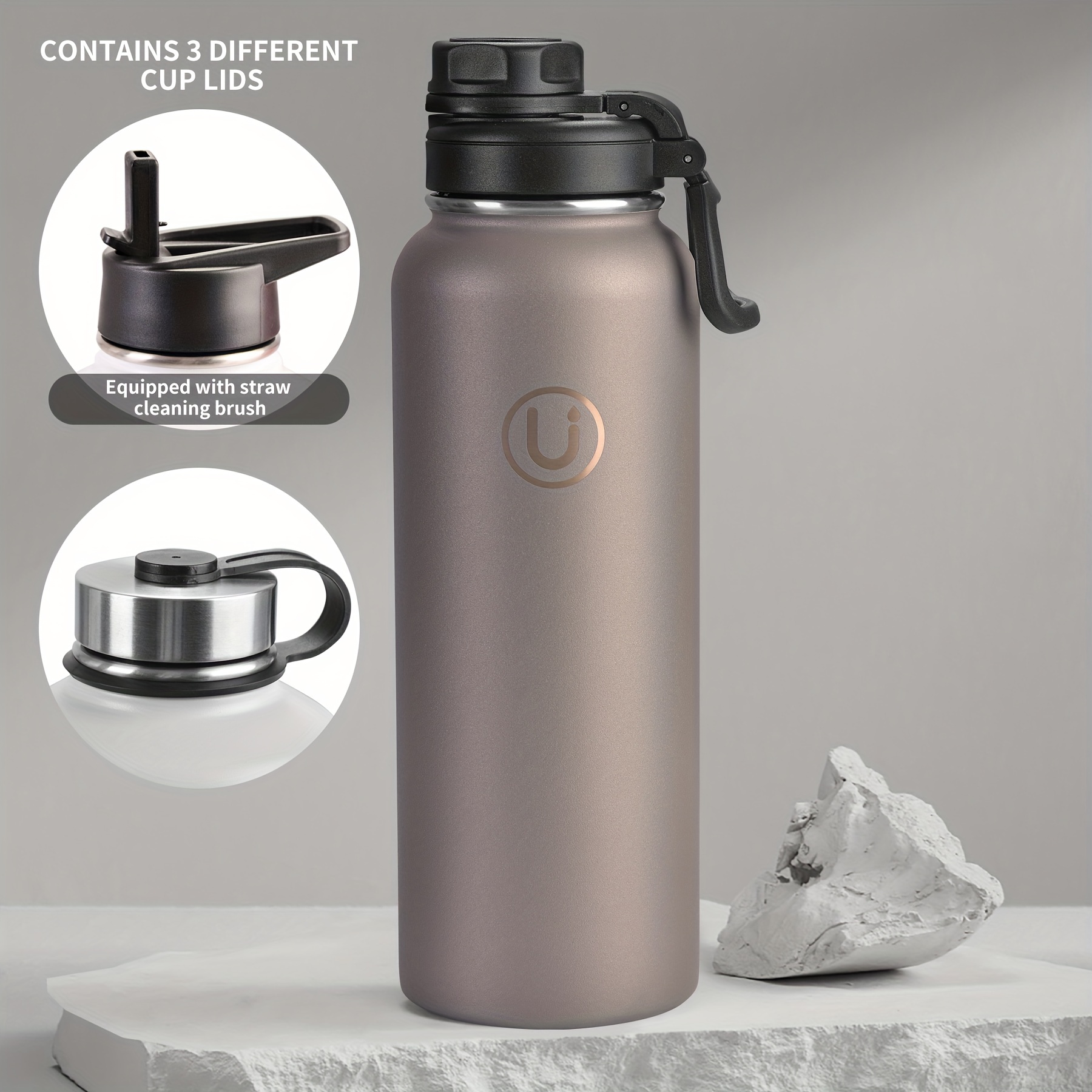 Insulated Stainless Steel Coffee Cup And Water Bottle - Portable And  Durable - Temu