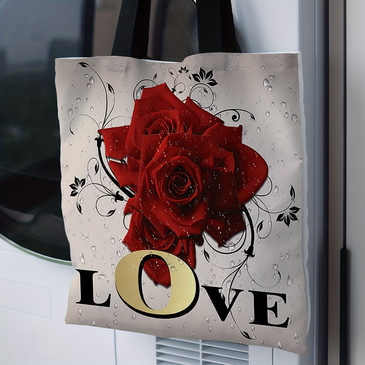 Rose Cloth Tote Bag 1 item