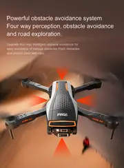 lu50 drone equipped with esc high definition hd electronic governor dual camera four sided obstacle avoidance cool lighting one key takeoff landing 360 rolling stunt details 6