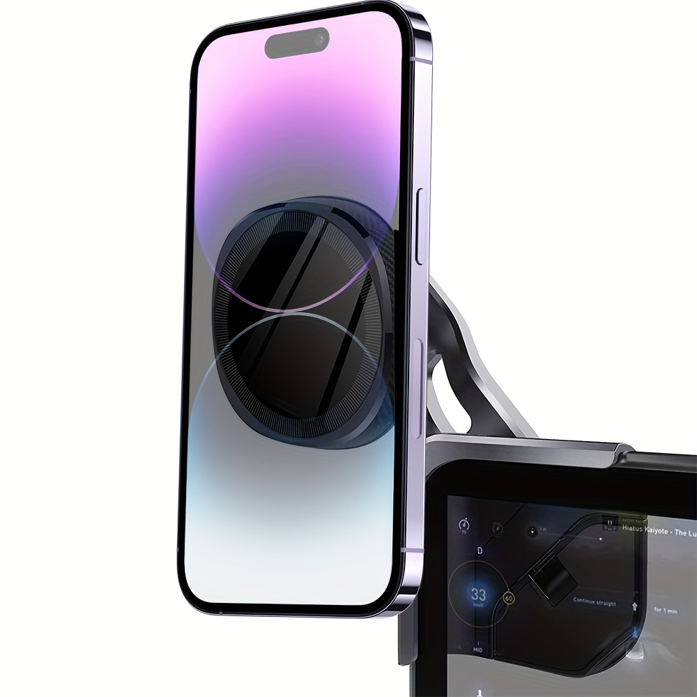 Caméra unique - Rose - Support de téléphone portable caché pliable pour  Tesla model 3/Y, Support de mémoire de voiture pour écran de contrôle  Central
