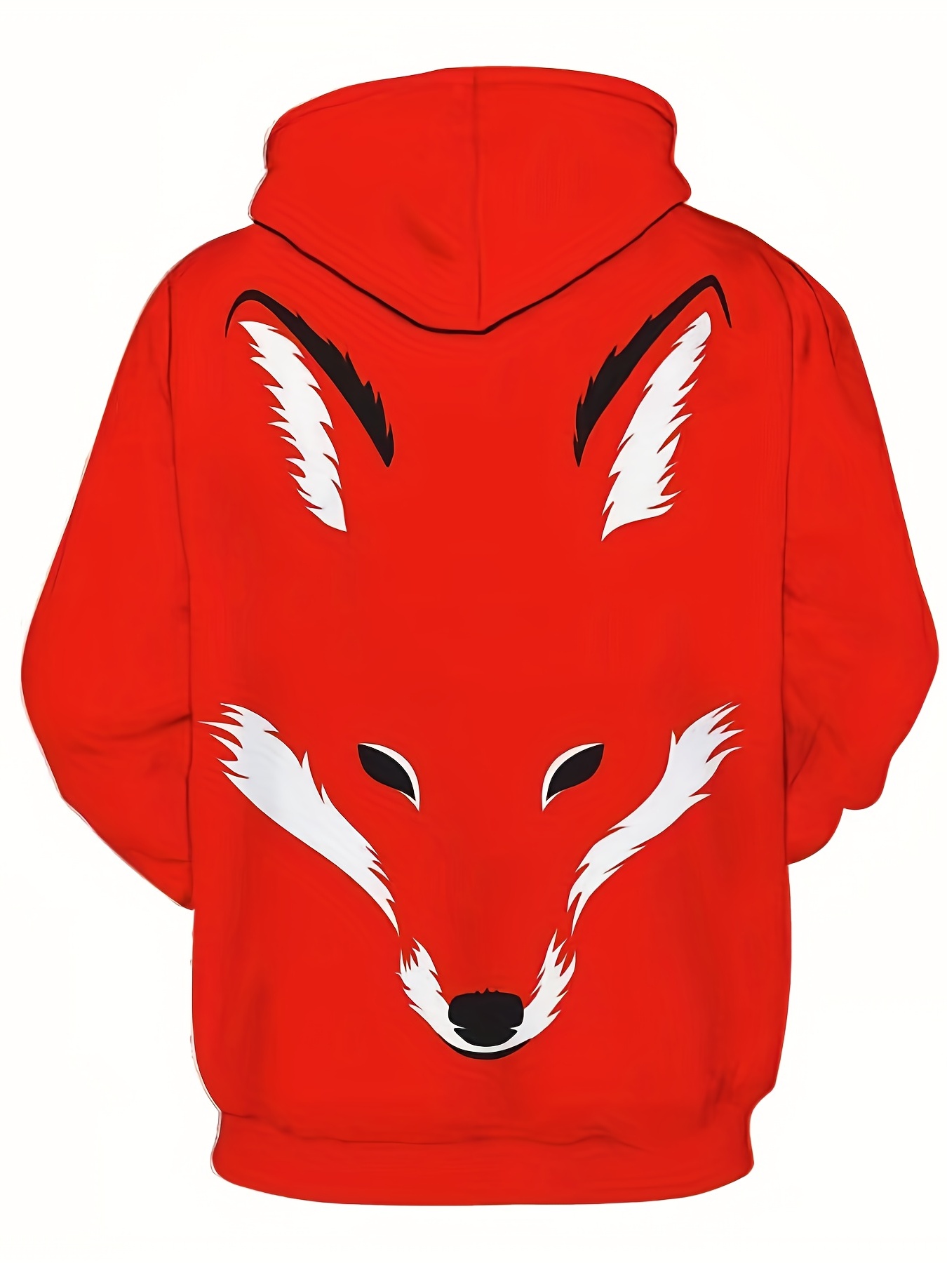 Men s Fox Graphic Hoodie Active Slightly Stretch Breathable Temu