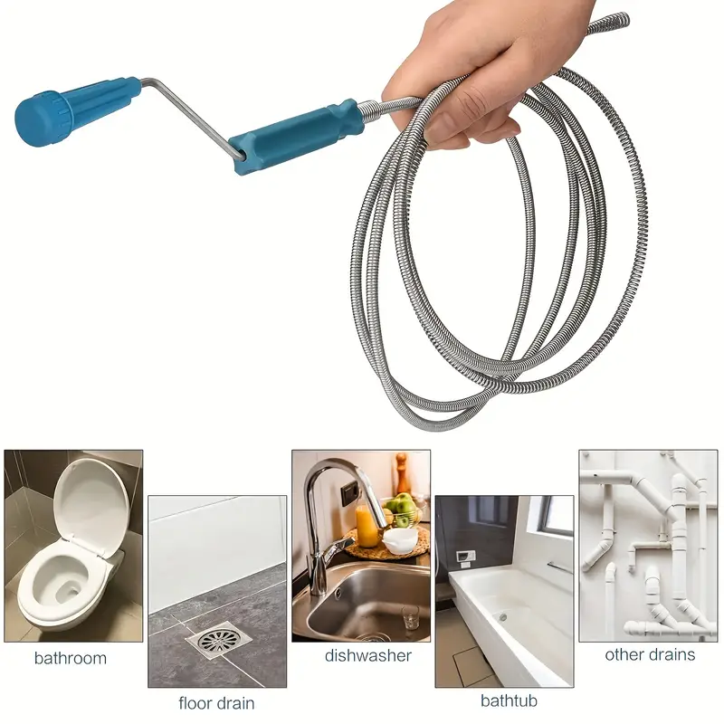 Drain Unclog, Cleaner, Clogged Pipe, Suitable For Sewer, Toilet, Kitchen  Sink, Bathroom And Bathtub Cleaning Tool - Temu