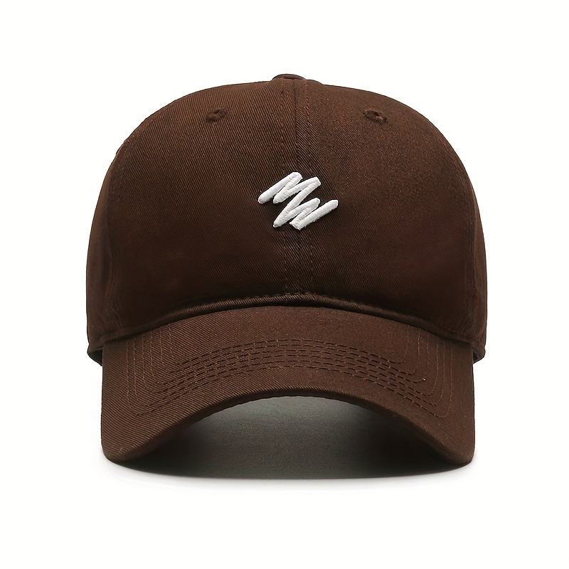Embroidery Baseball Cap Solid Casual Dad Hat Unisex Adjustable Sun Hats
