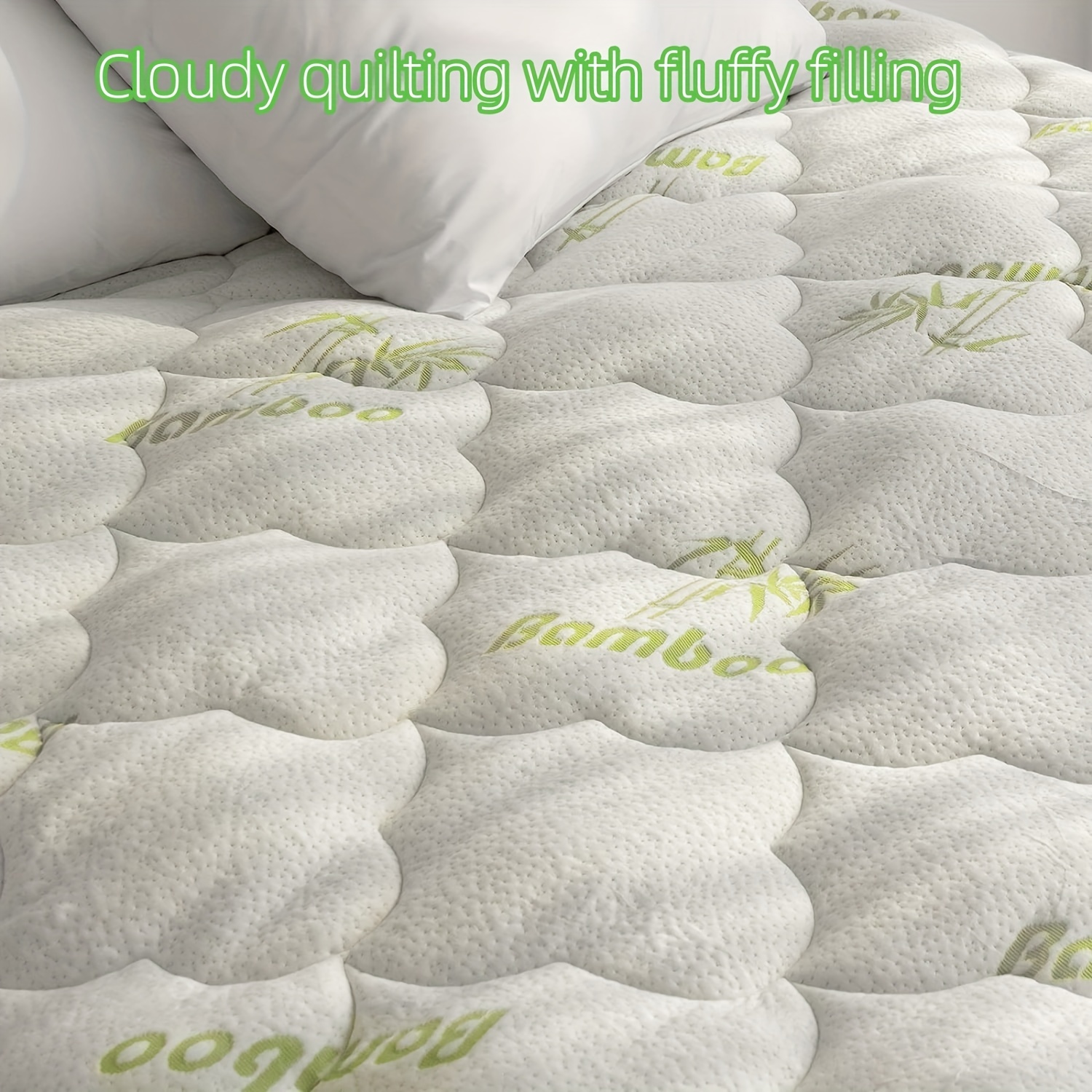 Protector de colchón tamaño individual, impermeable, suave y transpirable,  funda de colchón silenciosa que se adapta a hasta 14 pulgadas de