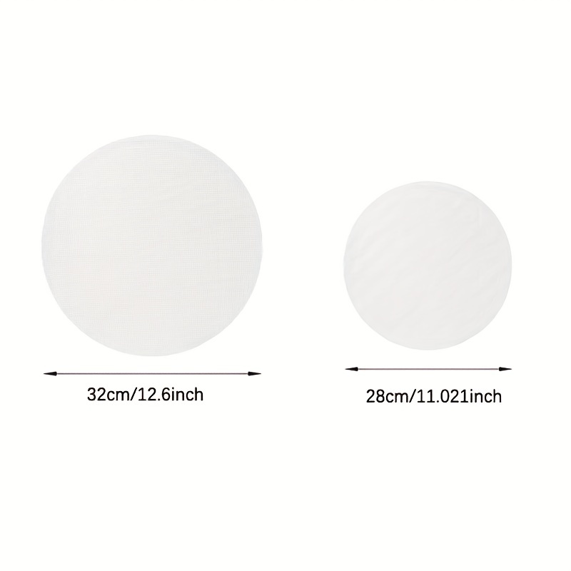 5 Pcs 28 Circular Silicone Steamer Liners Thickened Non Stick Pad