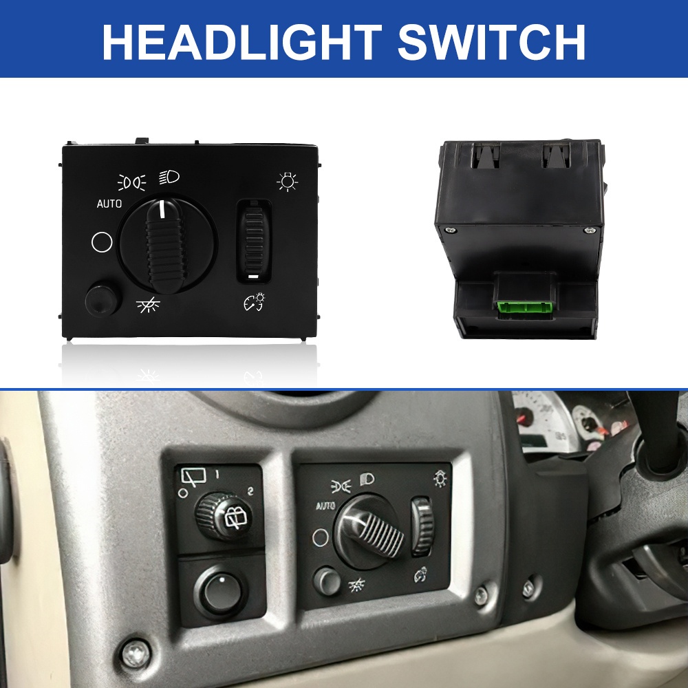 15738843 SW2157 Headlight Control Switch for Chevy Silverado GMC Sierra  1500 HD