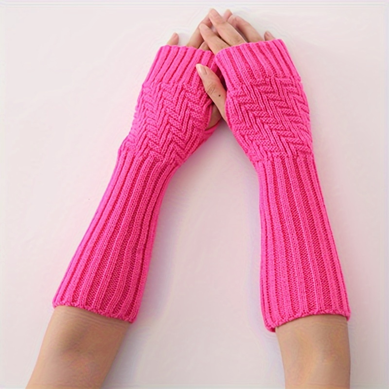 Cute Fish Shaped Knit Gloves Personalized Chic Fingerless - Temu