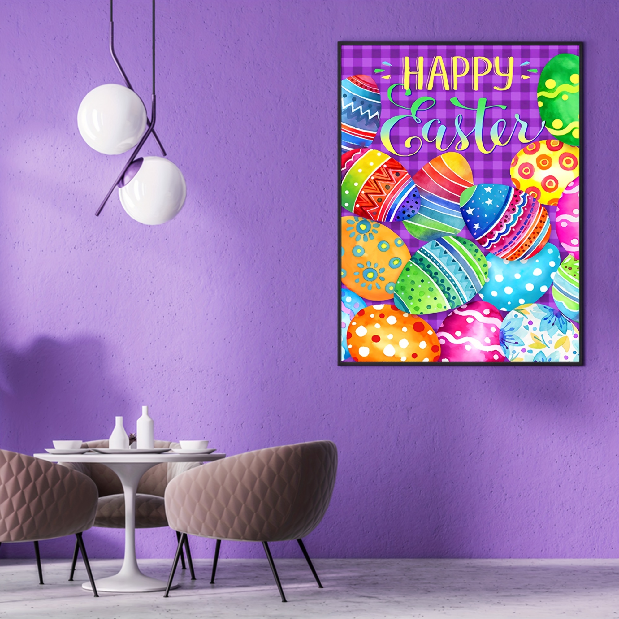 Be Happy Rainbow Diamond Art Kit 