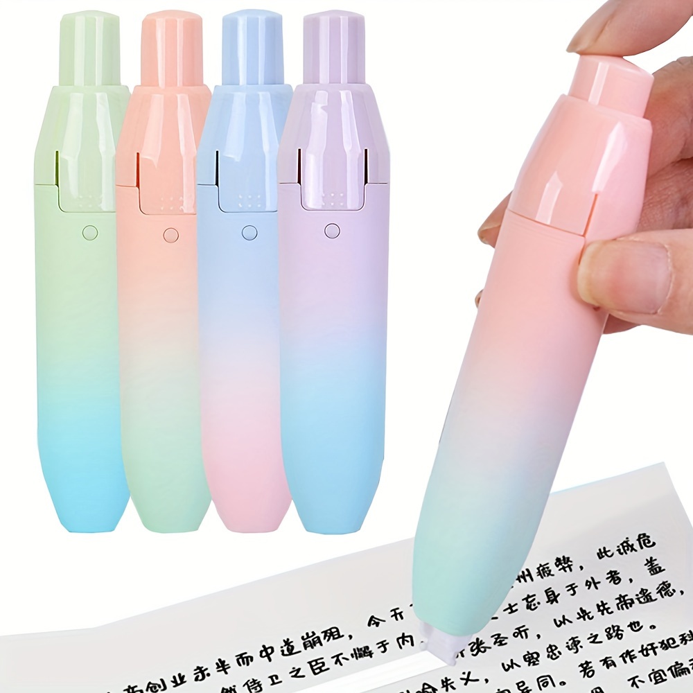 Refillable Retractable Correction Tape White Out Tape Japanese Aesthetic  Cute White Out Pen Shaped Applicator Office Supplies - AliExpress