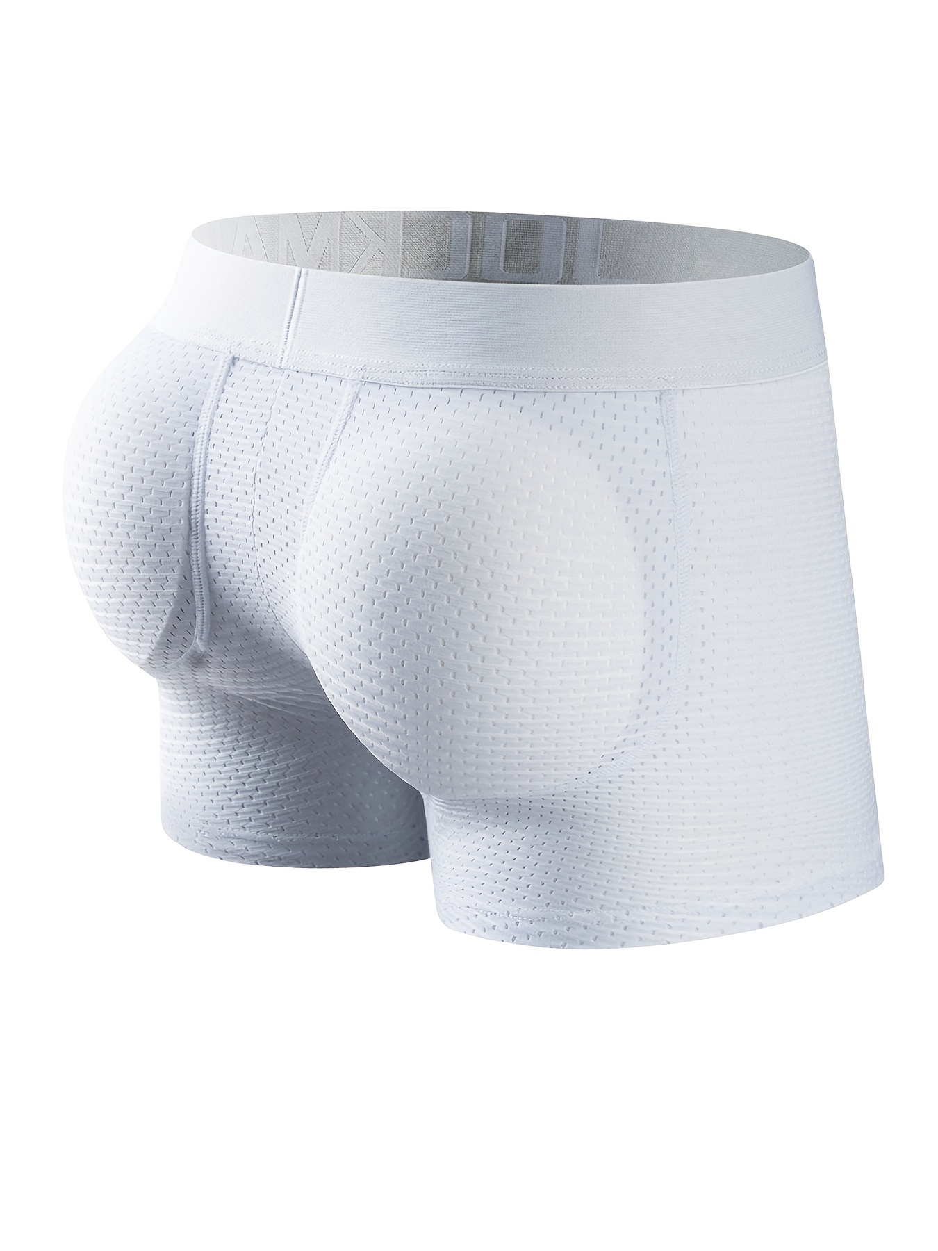 Men Stretch Boxer Briefs Sexy Naked Feeling Panties Breathable Mesh  Underwear Everyday Soft Shorts Modal Underpants, White, Large : :  Clothing, Shoes & Accessories
