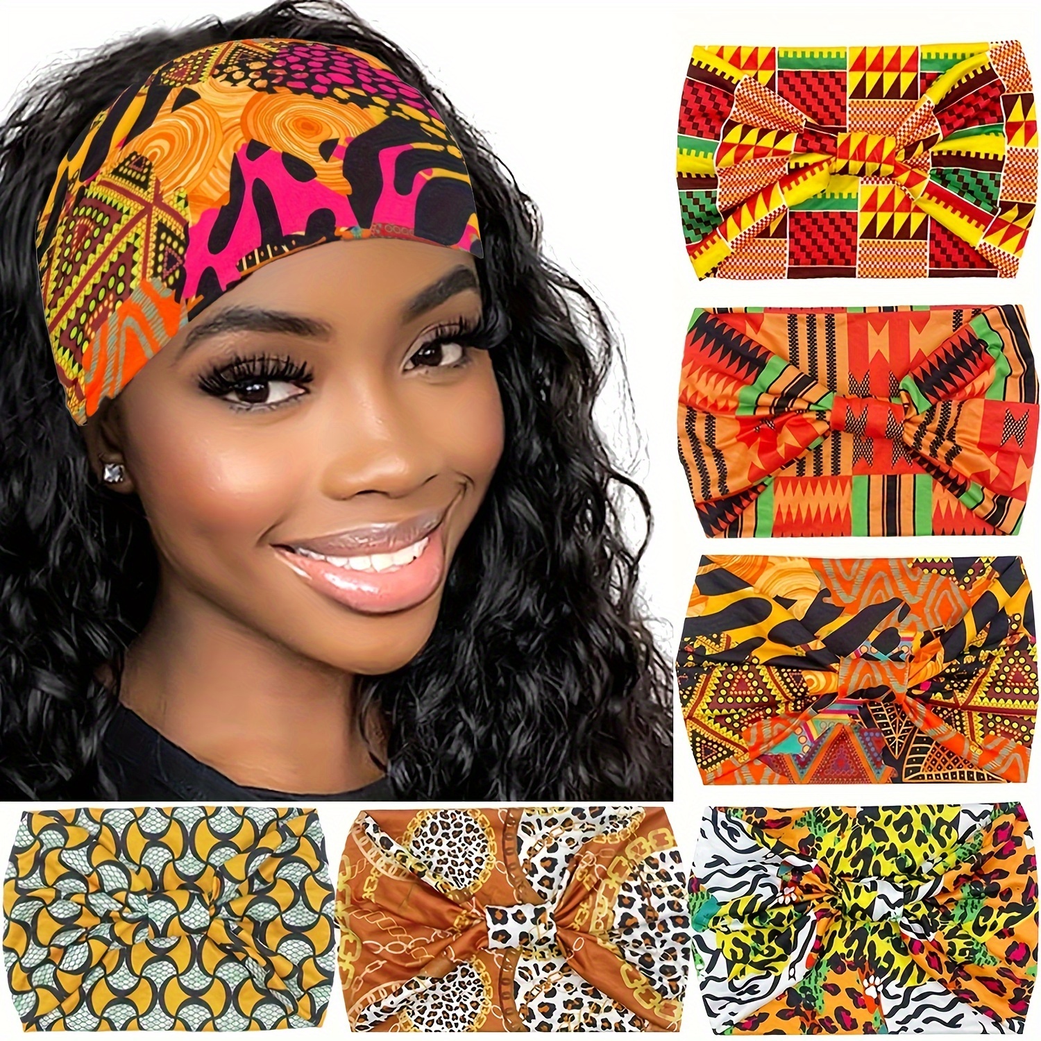 Elegant Boho Style Headbands Sports Wide Brim Knotted - Temu New Zealand