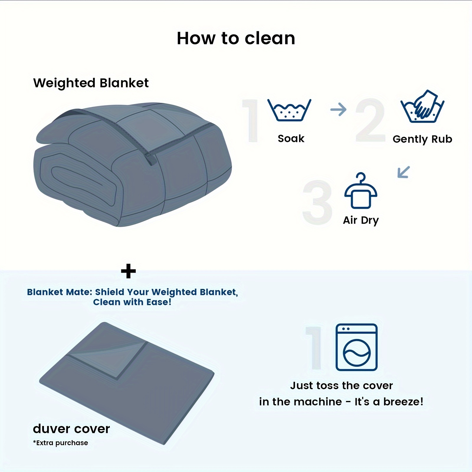 TOPCEE Weighted Blanket Cooling Breathable Heavy Blanket Microfiber  Material with Glass Beads Small Blanket for Kids All-Season Summer Fall  Winter