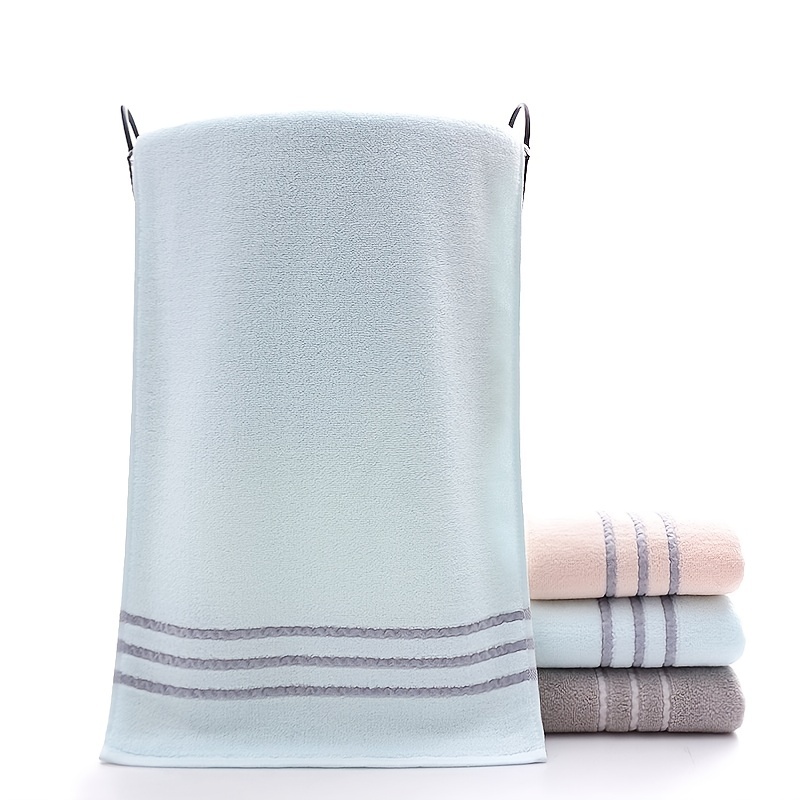  Lizling Juego de 3 toallas de baño de lujo, juego de toallas  100% algodón (1 toalla de baño grande, 1 toalla de mano, 1 toalla) ultra  suave y altamente absorbente, para