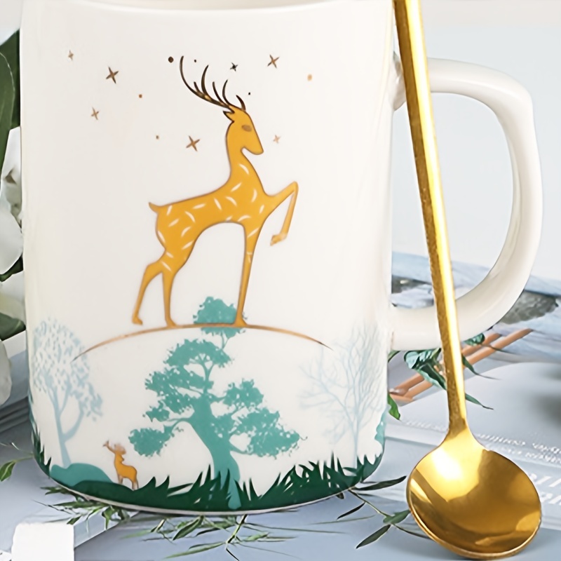 Cartoon Reindeer Mug