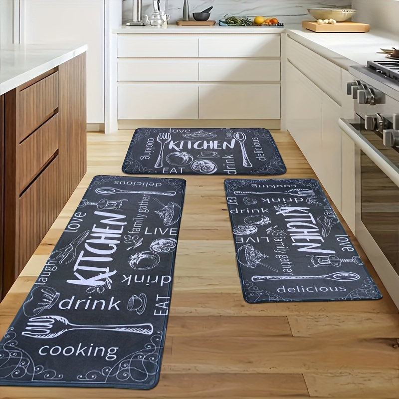 Tappeto da cucina antiscivolo impermeabile tappetino da cucina e