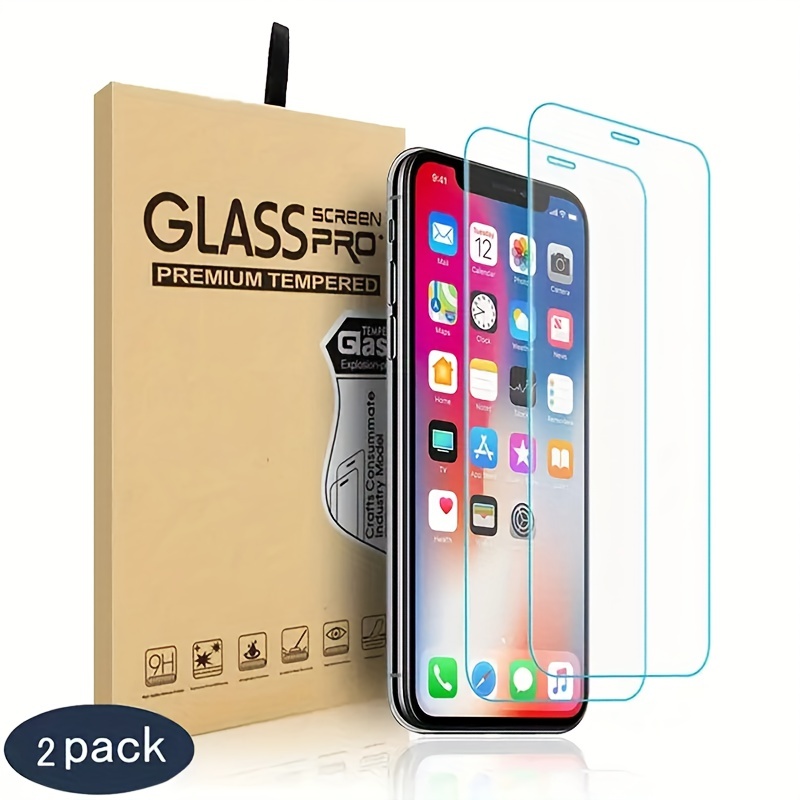 JETech Protector de pantalla compatible con iPhone 13 y iPhone 13 Pro de  6.1 pulgadas, película de vidrio templado, paquete de 3