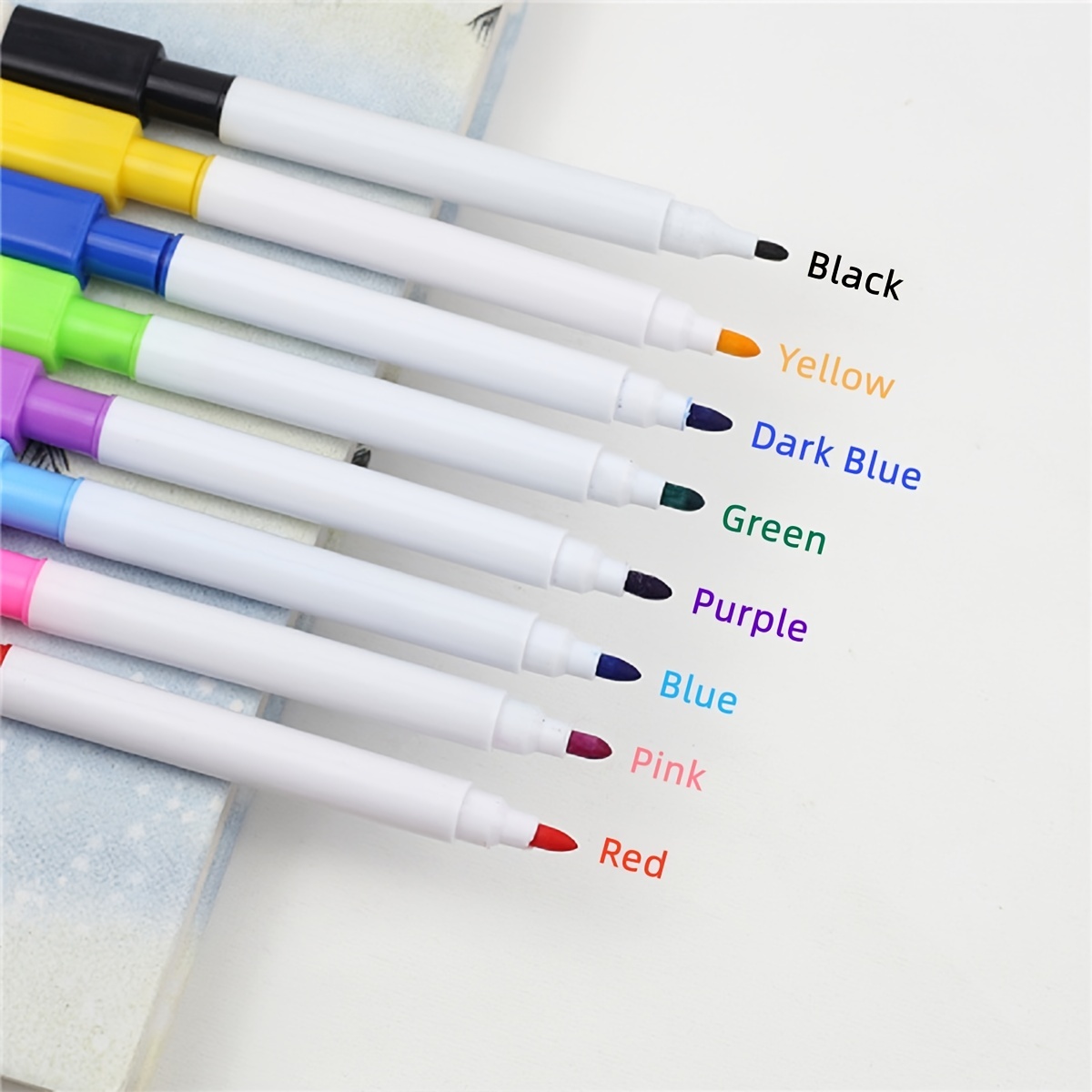 White Board Marker 4 color set Blue / Black / Red / Green White Board Pens