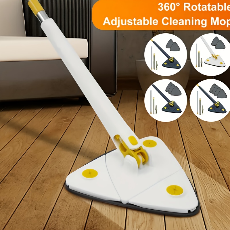 360 Rotating Floor Mop, Retractable Mop, For House, Home, Floor, Wall  Cleaner, With Long Handle, Cleaning Tool, - Temu