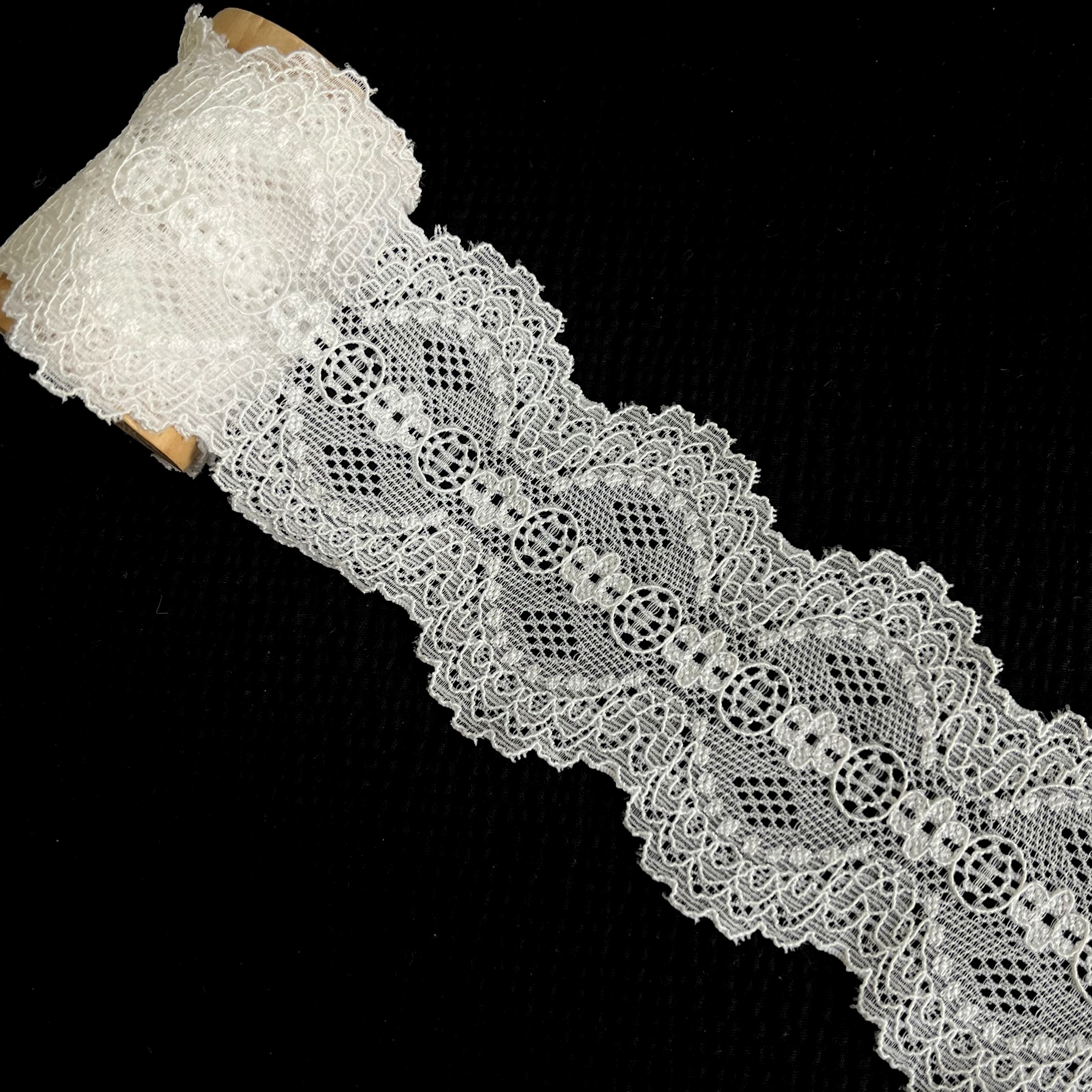 手芸 ハンドメイド レース リボン白 10メートル なくっ