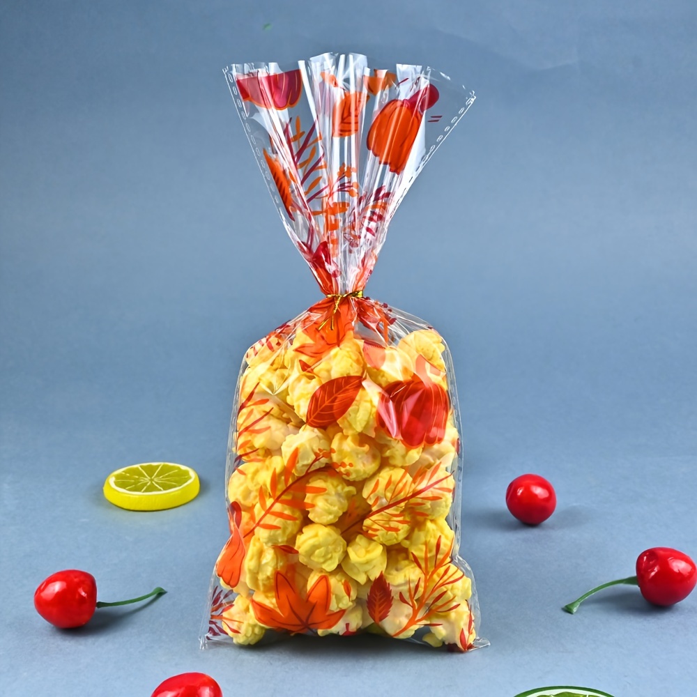 100 Pezzi, Sacchetti Di Cellophane Autunnali, Foglie D'acero Regalo Caramelle  Caramelle Autunnali Sacchetti Di Cellophane Trasparenti Autunno Autunno  Ringraziamento Tema Bomboniere Per Feste Sacchetti Di Cellophane, Sacchetti  Per Imballaggio Alimentare