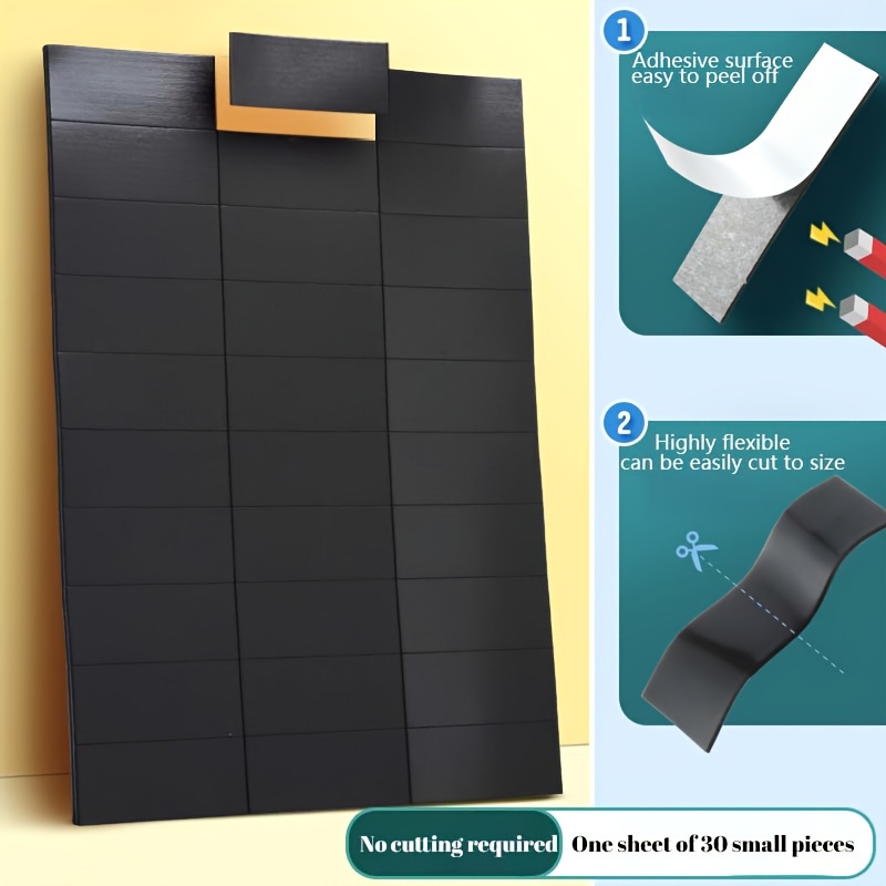 A5 Adhesive backed Magnetic Sheets Flexible Magnetic Sheets - Temu