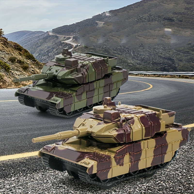 Military Pull Back Tank Toys Kids Simulation Alloy Truck - Temu
