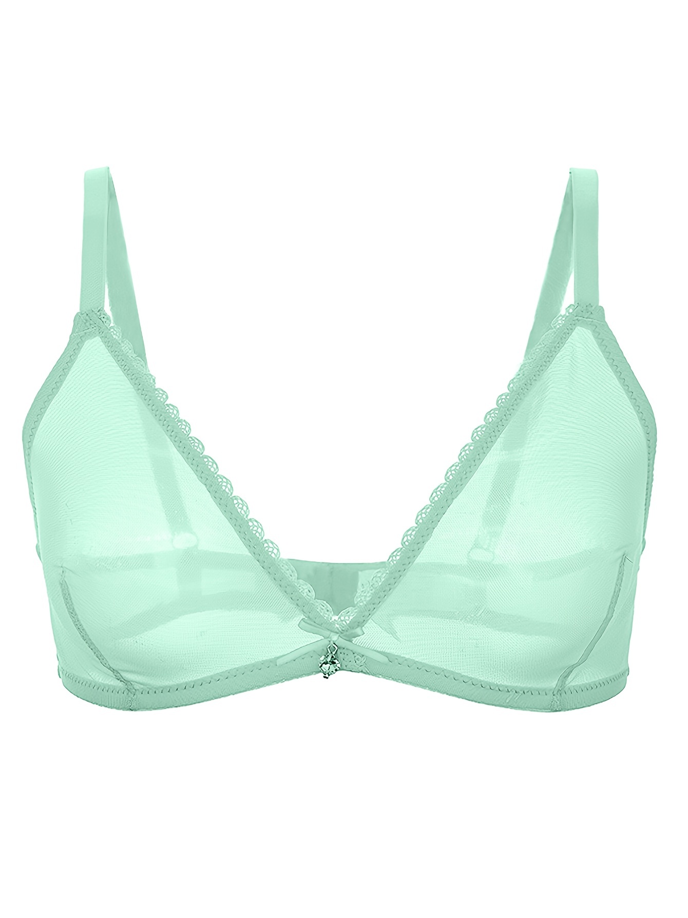 Women's See Through Sexy Sheer Bra Unlined Underwire Everyday Bra – the  best products in the Joom Geek online store