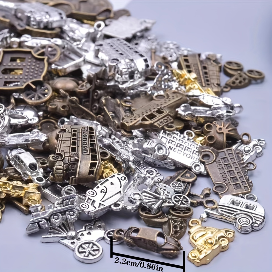 Vintage Assorted Charms & Pendants For Necklaces, Bracelets, Key Chains  junk lot